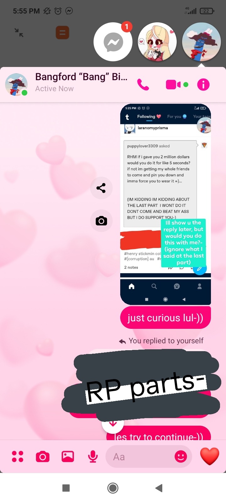 Welp Both Of Us Are Giant Pussies And We Won't Do It (I Could Only Ask Her Since She Was The Only One