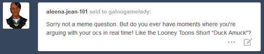 galoogamelady:   …..maybe.   The power over drawing your OCs :D