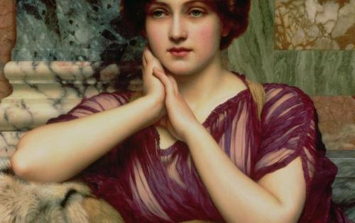 john-william-godward-a-classical-beauty