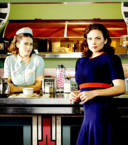 bettervillains:missdontcare-x:&ldquo;Peggy is a woman’s woman — she loves women and she really wants female company. She wants female friendship, but the risk that she puts them in by being their friend means that she’s really denying that possibility