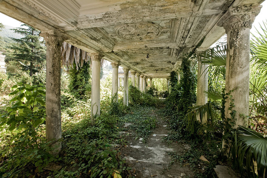abandonedandurbex:  Train station in Sukhumi, Abkhazia was abandoned during the War