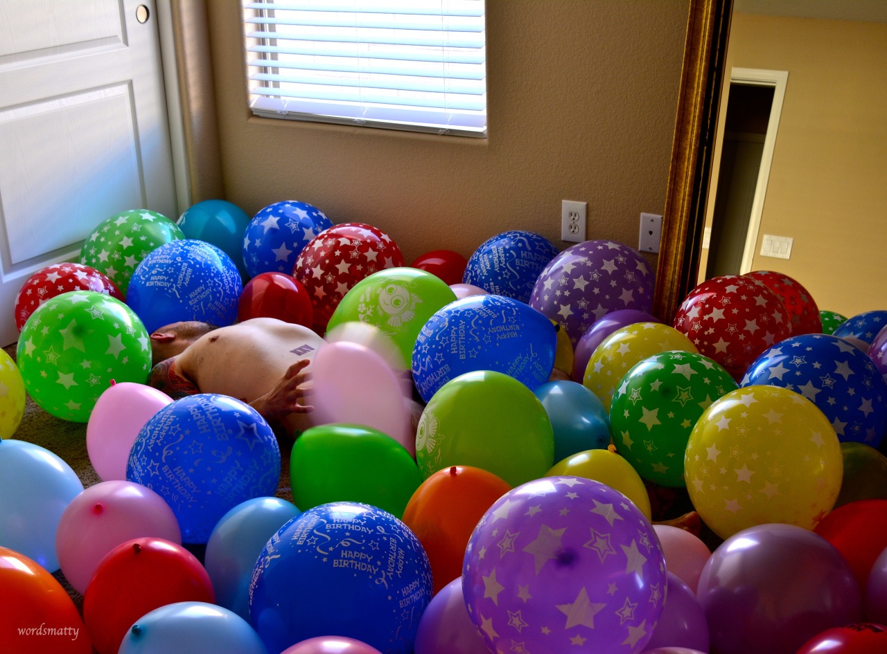 Another Coffee Club outtake. As you can see, the balloons were bound and determined