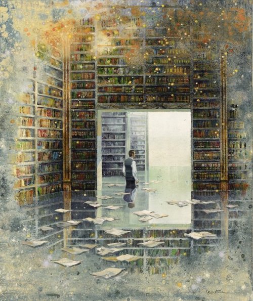 lesstalkmoreillustration:Eric Roux-Fountaine(via The Magical Realism of Eric Roux-Fontaine’s Dreamli