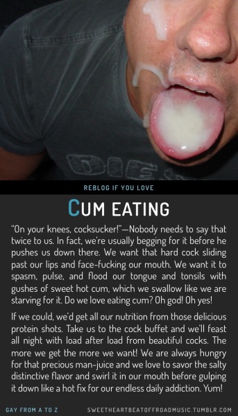 Cum eating tumblr gay gay black