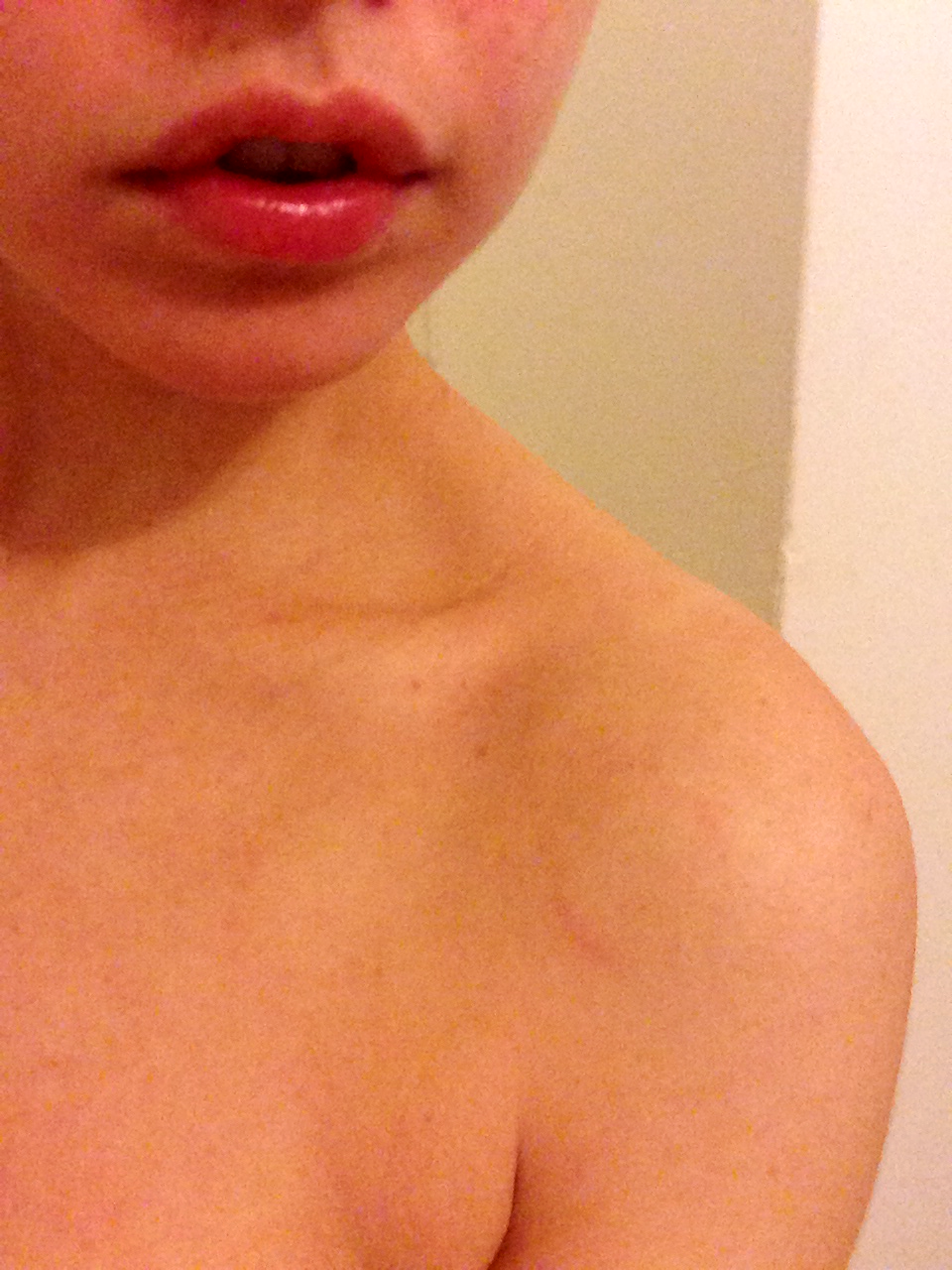 owndgrl:  Master did a number on me yesterday  U can see slut engraved on her ass