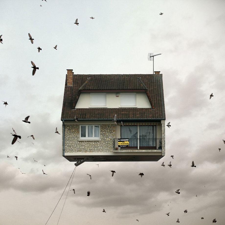 beholdphotos:  These houses… can fly. Well, thanks to French photographer Laurent