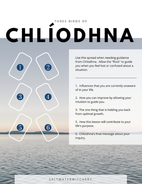 witchsaidwhat: A FREE small booklet on Chlíodhna (pronounced Kleena), the Celtic Goddess