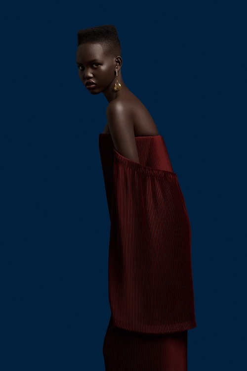 continentcreative: Adut Akech Bior by Jay Exposito for Ryan Storer Jewelry