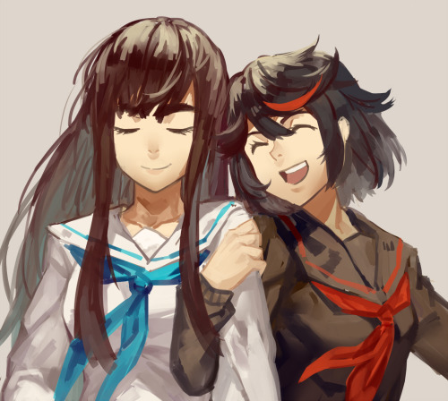 Porn Pics animexfavorites:  Sisters ☆ KILL La KILL |