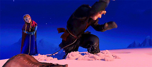 trollprinceofmyheart:What are you doing?Building a snow anchor.