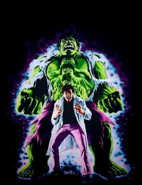 Bob Larkin’s famous Hulk painting.