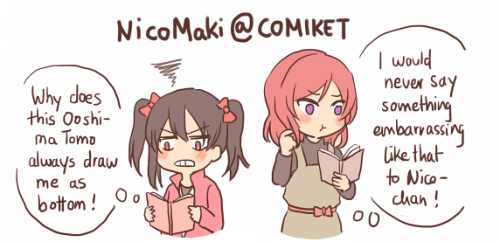 ✧･ﾟ: *✧ μ&rsquo;s (+Tsubasa) @ COMIKET ✧ *:･ﾟ✧♡ Characters ♡ : - Kotori Minami ♥ Umi Sonoda- Nico Ya