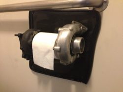 supramitch:  zedlove260z:  petrolsexuals:  japanesecarpassion:  to clean your ass with style  need  Hey, its a toilet paper hold as well as a hand drying blower, bloody awesome, lol.  dat CF shield too haha so awesome 
