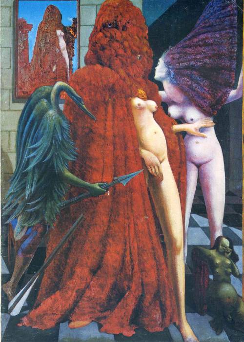artmagnifique:MAX ERNST. The Robing of the Bride, 1940, oil on canvas.