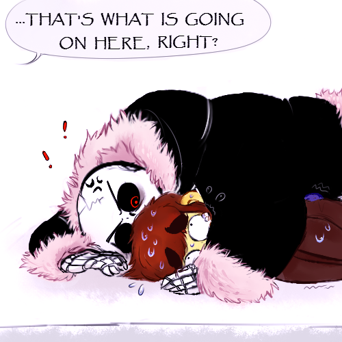 fillsyouwithdirtysins:  angelpangel09:  noodlenumber:   I tried anon, i really did. I hope this passes for ‘soft and cute’ lmao. Poor Frisk can’t catch a break. and here’s a bonus panel as if this thing wasn’t long enough already:  This pleases