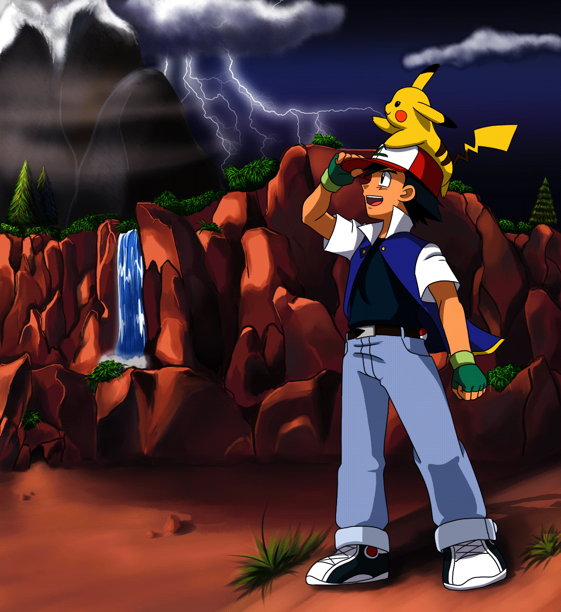hollyfr:  Based on my latest reblog post of this similar piece which was for ash-chosenone