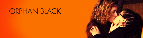 Porn photo orphan black is on an orange backgroundorange