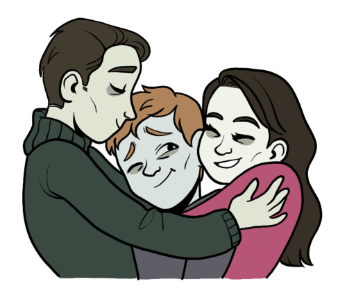 mobylace:Some of my favorite supernatural trios!  - Annie, Mitchell, and George