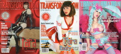 taraemory:  Lucky Seven’s! Me on the cover of Transformation Magazine 37, 47 and now 97! (I sure am glad they dropped the whole “men changed into females” angle ages ago - eyeroll)