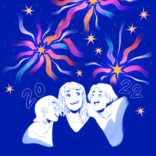 and just like that, its a new year ✹ a short comicwhenever a new year starts, i tend to cry. may it 