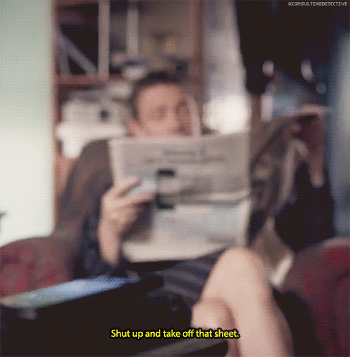 aconsultingdetective:   Legit Johnlock Scenes  Every day at 221B can be a sex holiday.