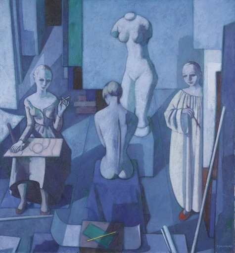 dappledwithshadow:  Felice Casorati (Italian, 1883-1963)