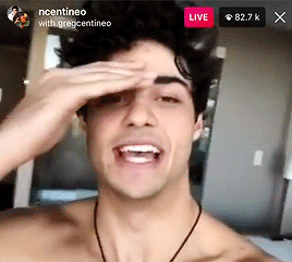 ncentineosource:Noah Centineo on Instagram Live 10/7/18