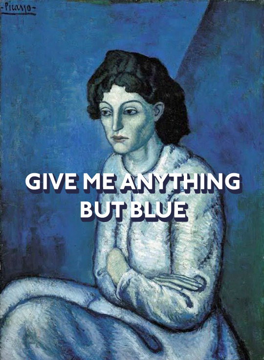 electracheart: picasso - blue period (1901–1904) // blue - marina and the diamonds
