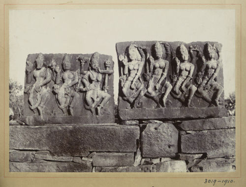 hinducosmos:The eight Shaktis of DurgaPhotograph depicting reliefs of the eight Shaktis of Durga in 