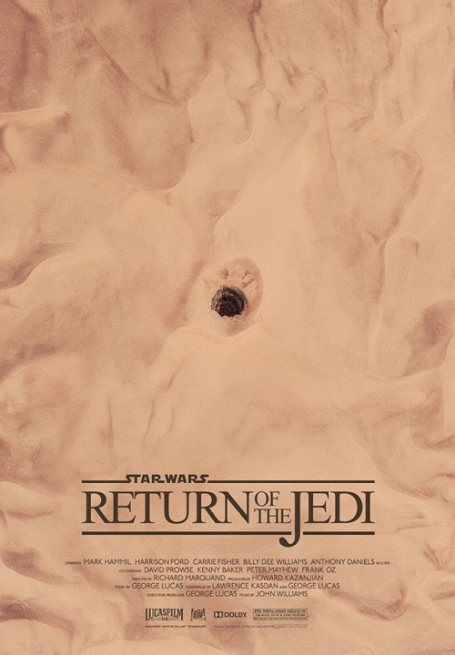 Star Wars original trilogy posters by Michal Krasnopolski.