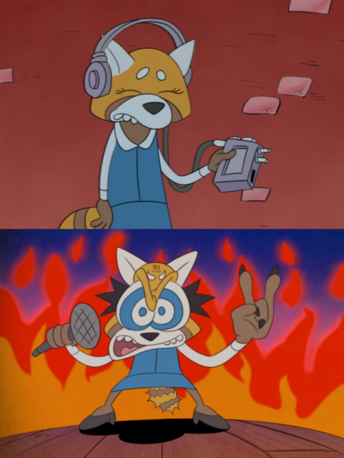 hungersformore:  rockosedits:  Aggretsuko in Rocko’s Modern Life style! I love Rocko. This is probably the push I need to go ahead and watch aggretsuko and other anime I have been putting aside.