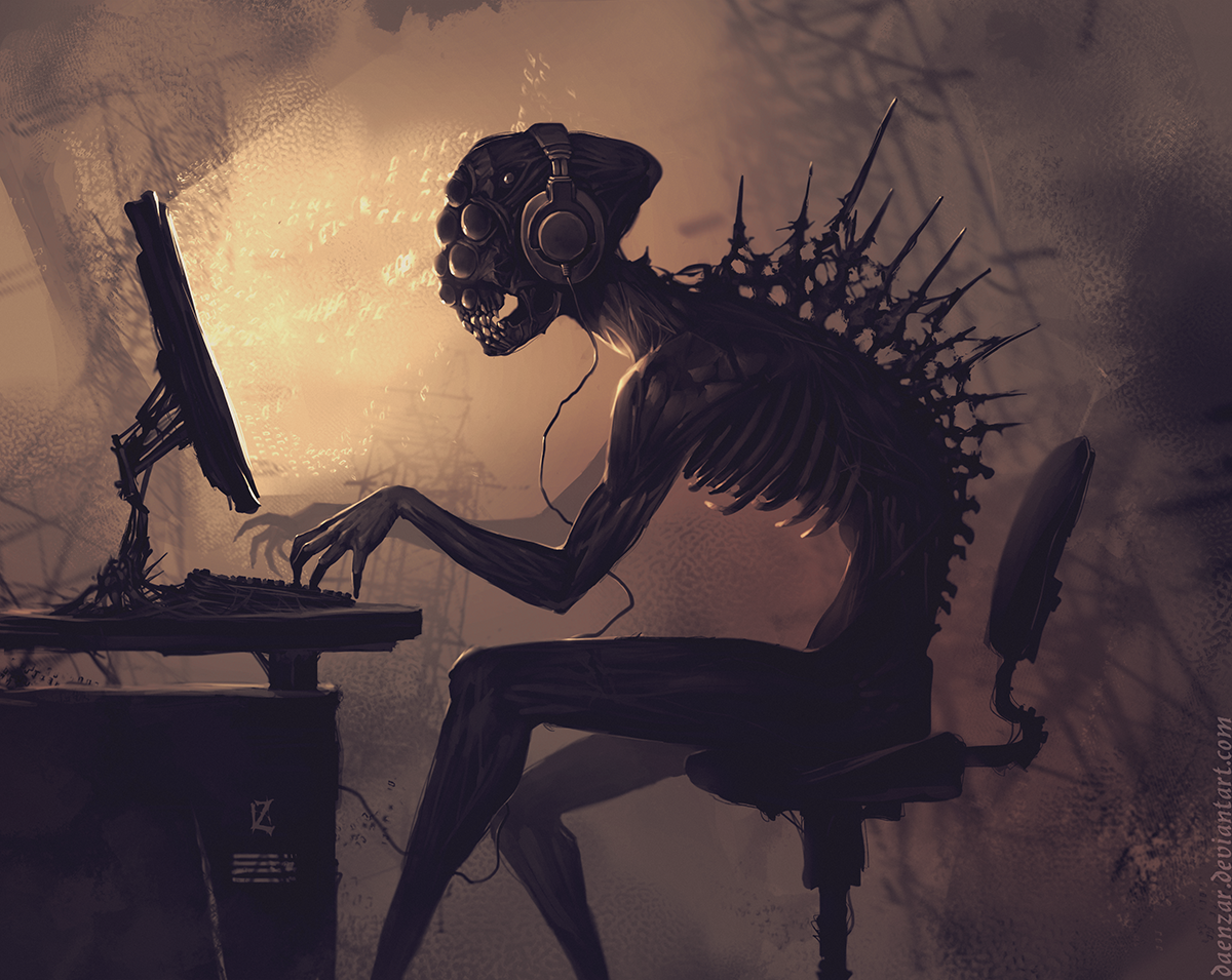 pixelated-nightmares:  Kyphosis by Daenzar  