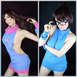 love-cosplaygirls:  Pick one: D.Va or Mei? (By Gunaretta and Lysande)