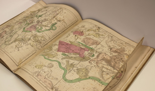 uispeccoll:Astronomy buffs rejoice! This beautiful celestial atlas is a supplementary text to T