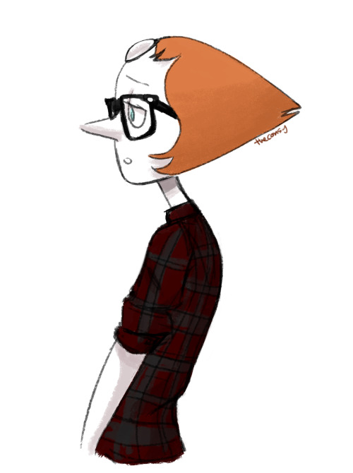 theconsy:  So totally drew a like, hipster pearl. I dont know why but im here for it. Also available on Society6 ;P