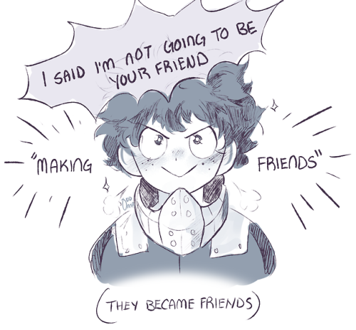 oddonna: there’s no escape from izuku’s friendship