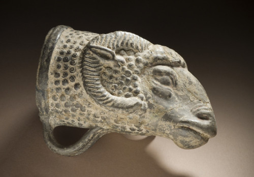 theancientwayoflife:~ Ram’s Head Cup.Place of origin: Eastern Mediterranean, GreekDate: ca. 35