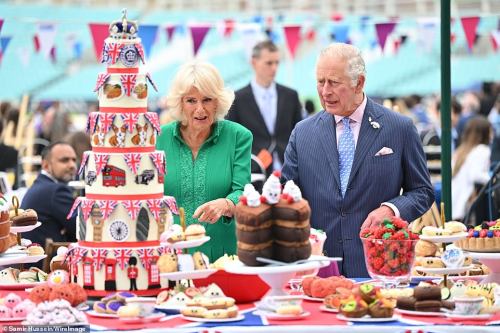 The Prince of Wales and The Duchess of Cornwall, Patron of the Big Lunch, attend the Big Jubilee Lun