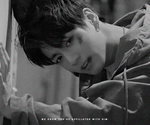 minyoongis: “you always come around with bruises and cuts on your face—are you some guy&