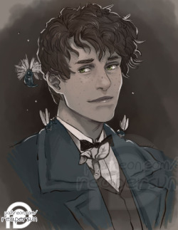 Support me on Patreon! =&gt; Reapersun@PatreonAnother January break doodle I did for my patrons~ Tried to draw Newt from Fantastic Beasts, his face isssss&hellip; difficult 9&ndash;6