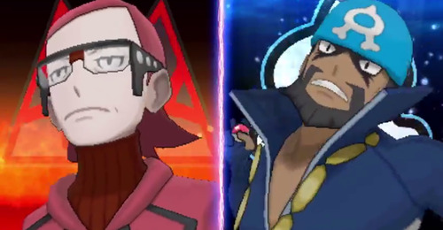 kada-bura:  IM STILL LAUGHING ABOUT THE NEW POKEMON TRAILER THOUGH LIKE ARCHIE’S SUPER INTENSE AND MAXIE’S JUST  “bruh”  “bruh I don’t give a fuck" 