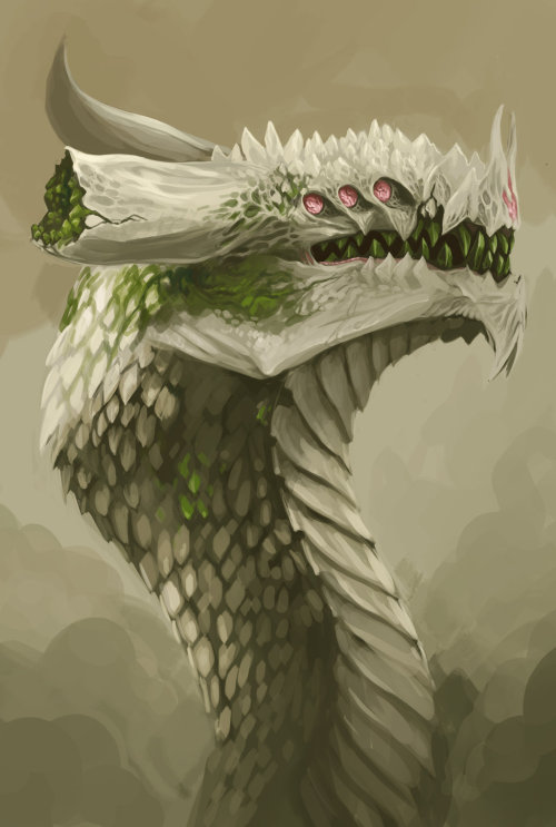 awesomedigitalart: Mineral Dragons by Pythosblaze