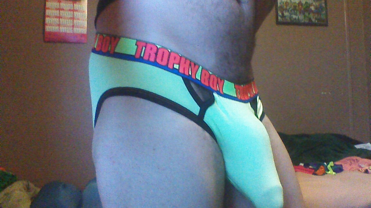 tatt-mitch:  One of 5 pairs of my new Andrew Christian 