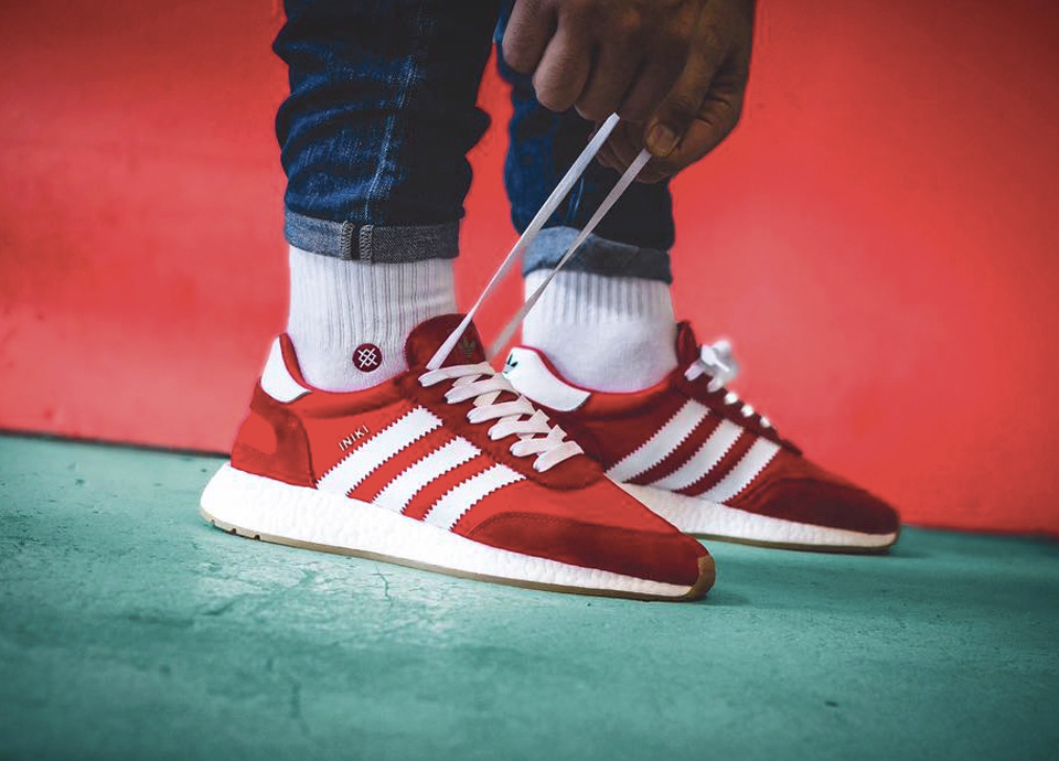 iniki adidas red