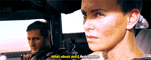 lutsanguisargilla:  jamexmcavoy-deactivated20150919:“You done this before?”“Many times.”  I love Furiosa at a level that I haven’t accessed yet.The distance in her eyes rings ancient bells.