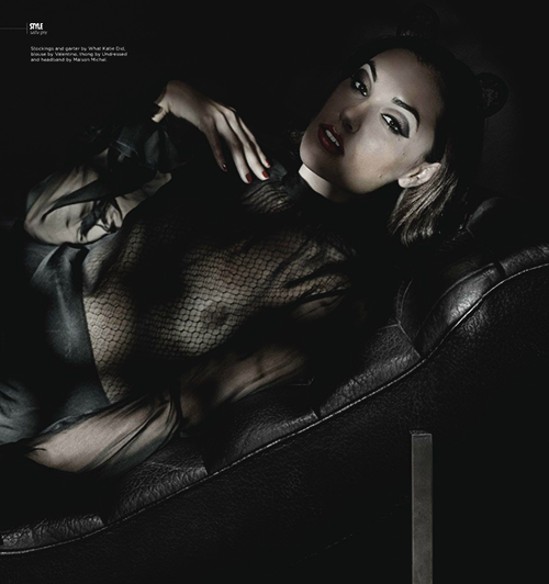 sashagreyart:  Model: Sasha Grey Photographer: Giuliano Bekor  Magazine: Fault, Issue