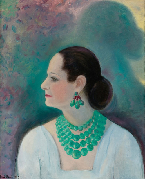 Toni Berli [no more information about the artist]Portrait of Helena Rubinstein, 1947