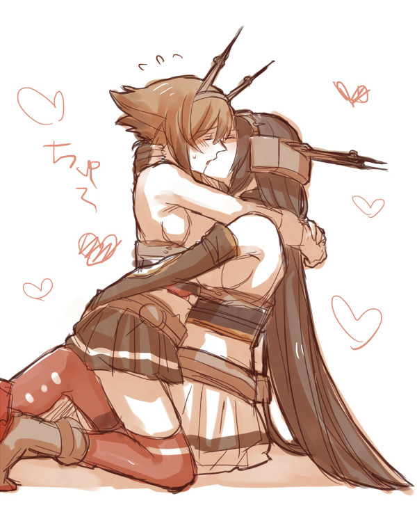 sanctuary-for-strange-people:    Nagato and Mutsu by みか   