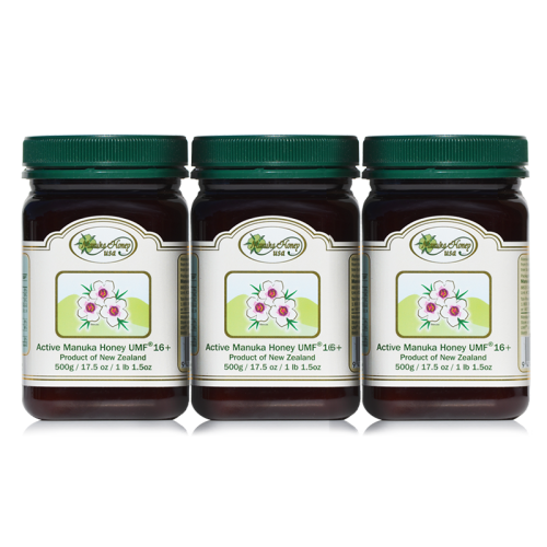 Buy 3 jars 17.5oz Manuka Honey UMF®16+ & SAVE $ 92.85!YOU WILL RECEIVE in TOTAL:– Your order