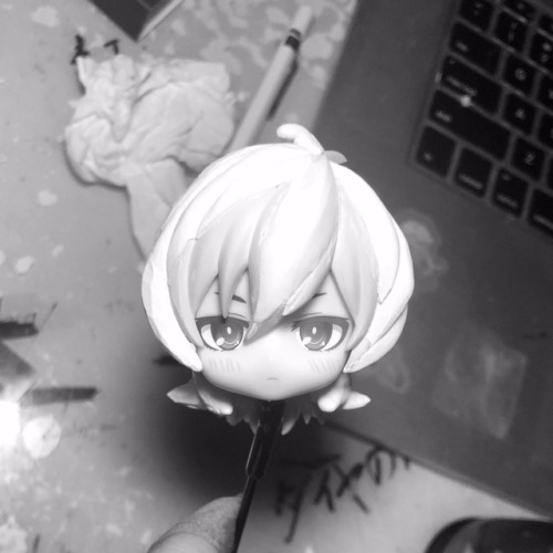 The lovely @bunbumpbumpus is making a Keith Nendoroid figure on her own! As you can see, she already has two hair molds so far <3 After she finishes Keith, she will make a Shiro also! I introduced her to the Voltron fandom, so I’m especially proud